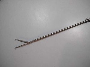 Pince laparoscopique Debakey Satinsky manuelle réutilisable 10 mm x 330 mm en acier inoxydable, courbée, approuvée CE, instruments chirurgicaux - Product Image 5