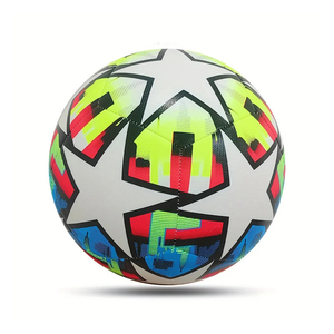 ลูกฟุตบอลมืออาชีพหนังพียูผสมความร้อนหนังสังเคราะห์5ลูกโลโก้ตามสั่ง - Product Image 6