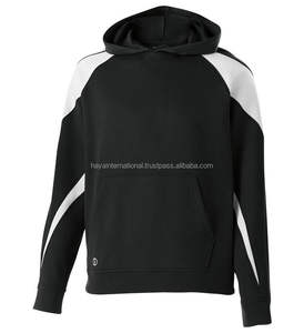 Aceptar personalizado bordado y estampado pulóver sudadera liso algodón sudaderas con capucha conjunto para hombres mujeres - Product Image 2
