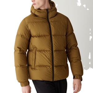 Standard <b>Padded</b> Puffer Jacket Stand Collar Eco-Friendly Windproof Winter Coat for Extreme Cold Weather - Product Image 1