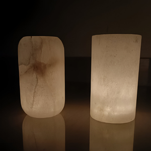 Support de pot de bougie en pierre d'onyx de luxe Design personnalisé pour la décoration intérieure Événements festifs Offre Spéciale Usine indienne Offre spéciale de Noël - Product Image 1