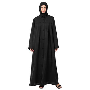 Vestidos Abaya Musulmanes de Poliéster de Diseño Moderno y Alta Calidad, Personalizados para Mujeres, Disponibles al por Mayor - Product Image 1