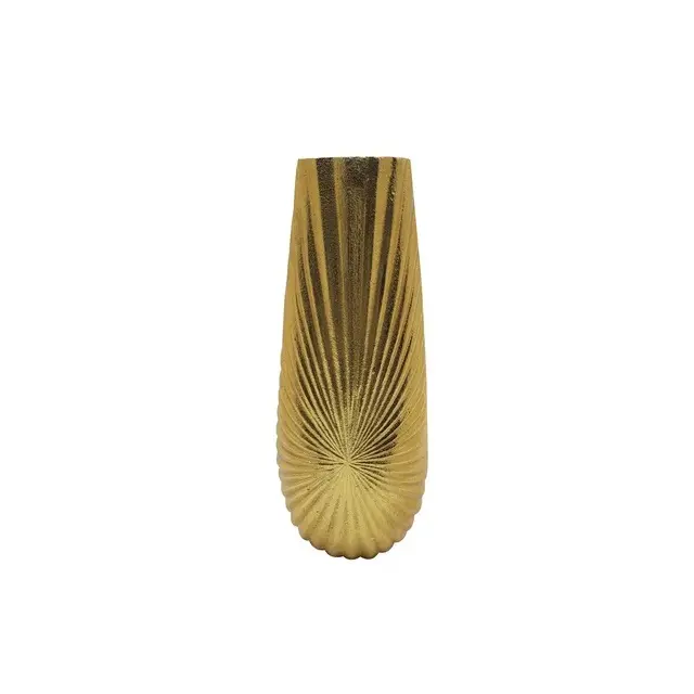 Tamanhos personalizados disponíveis Designer Table Vase Hammered Home Decor Flower Vase Metal Floral Vase ao melhor preço