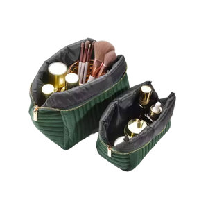 Bolsa de cosméticos acolchada al por mayor de viaje 2024 con logotipo personalizado de Vietnam - Product Image 3