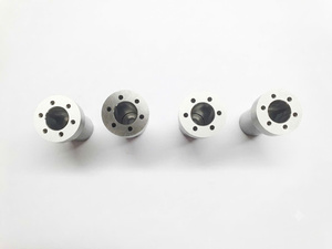 บูชอะลูมิเนียม งานกลึง CNC แหวนรองแบบแบน M3-M10 2-30 มม. ผิวสีเงิน สำหรับงานเหมือง ยี่ห้อตามสั่ง  ขาตั้งแบบไม่มีเกลียว - Product Image 1