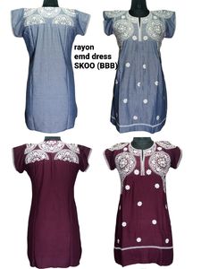 Robe brodée à fleurs traditionnelles pour femme, tenue de soirée élégante, style indien, bohème, mode - Product Image 3