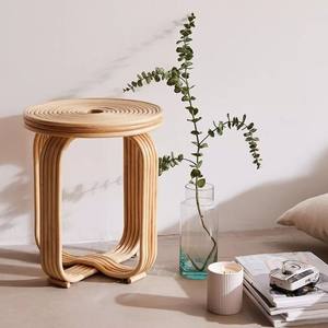 โต๊ะข้างหวายคุณภาพสูงเฟอร์นิเจอร์ในบ้านหวายธรรมชาติหวายสตูลโต๊ะท้ายห้องนั่งเล่นเฟอร์นิเจอร์Made in Vietnam - Product Image 5