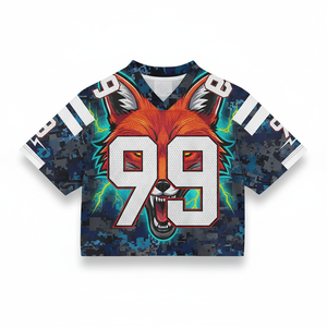 football Fashion Baseball Jersey for Men 76 Wolf <b>Face</b> Design Custom Team Wear Sports Uniform - Product Image 3