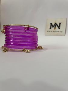 ชุดกำไลข้อมือเจลลี่เงา MN EXPORTS รุ่นแก้วรูปนางฟ้า ทรงกลม MNE-3948 - Product Image 4