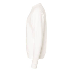 Automne hiver adulte lâche décontracté 345GSM couleur unie sweat polaire col rond coton mélangé surdimensionné sweat pour hommes - Product Image 5