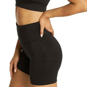 Pantalones cortos de algodón para mujer, Shorts para Fitness, Color liso, hechos a medida, 2022 - Product Image 2