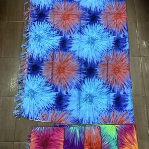 Tuyệt đẹp mềm mại đầy màu sắc đẹp tươi sáng nhiệt đới được thiết kế <span class=keywords><strong>sarong</strong></span> trên Rayon dệt vải đã sẵn sàng cho lô hàng ngay lập tức - Product Image 2