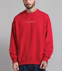 Bangladesh fabriqué 280 GSM 100% coton goutte épaule surdimensionné hommes sweats Premium personnalisé graphique imprimé broderie - Product Image 6