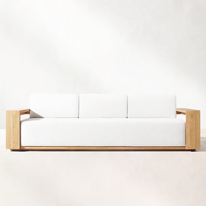 Ensemble canapé contemporain extérieur <span class=keywords><strong>en</strong></span> <span class=keywords><strong>teck</strong></span> pour hôtel, villa, parc, cour, ferme, <span class=keywords><strong>piscine</strong></span> pour appartement - Product Image 4