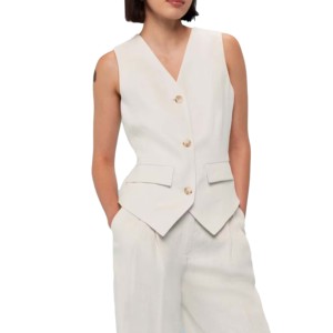 Chaleco acolchado de algodón con logotipo personalizado de alta calidad para hombres y mujeres, chaleco de plumón, chaleco cortavientos ligero con bolsillo - Product Image 4