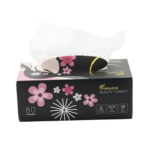Serviettes de beauté Uniquality, 80 feuilles, mouchoirs faciaux de qualité supérieure, toucher doux en coton, pour les soins de la peau - Product Image 2