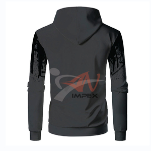Sweat à capuche pour homme personnalisé de qualité supérieure avec logo imprimé, impression numérique, écologique, imperméable, 300g, coupe classique, personnalisable - Product Image 2