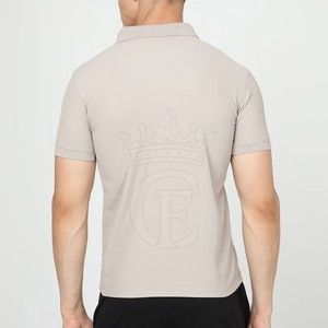 เสื้อโปโลสำหรับผู้ชายเสื้อเชิ๊ตโปโลเข้ารูปเข้ารูปเสื้อเชิ๊ตโปโลสำหรับ2025สินค้ามาใหม่ออกแบบโลโก้ได้ตามต้องการ - Product Image 3