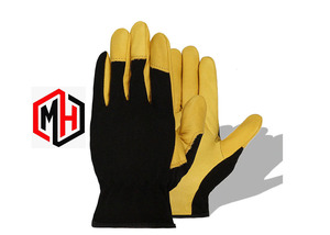 Gants de travail d'assemblage automobile industriel Gants de sécurité en cuir pour la protection du soudage Gants en cuir fendu - Product Image 5