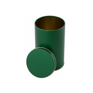 Boîte à thé ronde en fer blanc sur mesure |   Boîte en métal recyclable pour l'emballage du thé, couleur et taille personnalisées, sans danger pour les aliments - Product Image 4