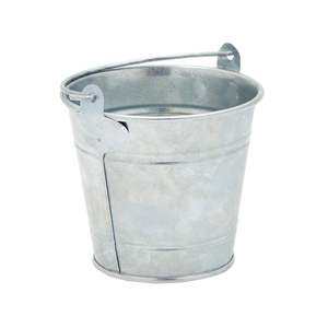 Hot Selling Iron Galvanized Pail Bucket with <b>Wood</b> Handle for Your Home And Gardens Decor <b>Flower</b> Planter Pail Bucket - Product Image 5