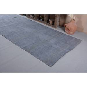 พรมขนสัตว์สีเทาขนาด5.6x13.5ฟุตสไตล์วินเทจสไตล์ทาบริซแบบเย็บปะติดปะต่อกันสำหรับการรองยางสำหรับทางเข้าห้องวัยรุ่น - Product Image 4