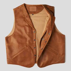 Breathable Winter Warm <b>Men</b> Leather <b>Vest</b> Casual Wear Reasonable Price <b>Men</b> Leather <b>Vest</b> in Low Moq - Product Image 6