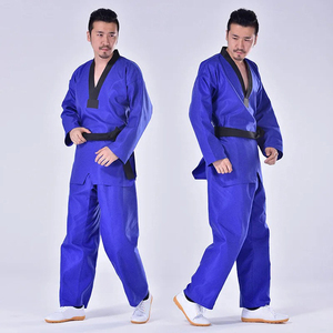 Pantalones de entrenamiento de Cintura elástica de alta calidad para artes marciales para uniforme de Taekwondo - Product Image 2