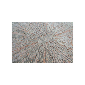 Alfombra Kavi Gris y Negra, Tejida a Mano con Lana, Bambú y Seda, Diseño Teoría del Caos, Rectangular, Abstracta, para Sala de Estar, Esk-400 - Product Image 3