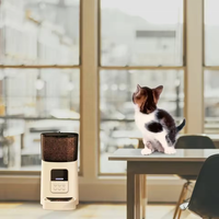 Mangeoire intelligente pour chiens Distributeur automatique de nourriture pour chiens Mangeoire pour chats, mangeoire intelligente pour chats, chiens, lapins et autres animaux de compagnie, capacité de 6L
