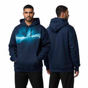 Nouvelle Arrivée Sweat-shirt à Capuche Oversize en Coton Lourd Imprimé Flare de Qualité Supérieure Fabrication Personnalisée - Product Image 1