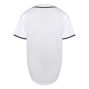 Maillot de Baseball de haute qualité col en V Softball plein bouton maillots sans manches pour hommes maillot de Baseball - Product Image 2
