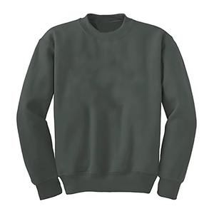 Sweat-shirt en molleton d'hiver surdimensionné à col rond personnalisé en gros pour hommes, coton biologique lourd, motif uni, OEM - Product Image 6