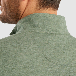 Jersey de cuello redondo de lana con cremallera de medio cuarto personalizado para hombre, suéteres de punto transpirables para invierno, venta al por mayor, barato - Product Image 6