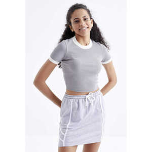 Camiseta Corta de Mujer Tommylife al por Mayor, Negra, Básica, con Detalle en las Mangas y Cuello Redondo - 97200 - NEGRO - Product Image 2