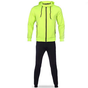 Alta calidad respetuoso con el medio ambiente de los hombres Fitness Zip-Up Hoodie Jacket Jogger Chándal Transpirable 100% Algodón Venta al por mayor 2025 - Product Image 6