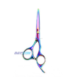 Tijera de peluquero Manual de gran oferta, base de acero inoxidable recubierta de Titanio arcoíris para instrumentos quirúrgicos - Product Image 1