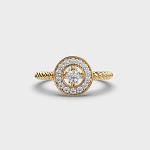 Bague en moissanite de luxe en gros avec pierre à haute brillance et un look magnifique pour une demande en mariage et une célébration de mariage - Product Image 1