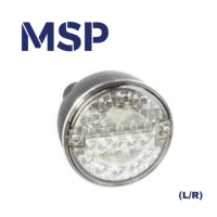 22-7000-707 - Aspock 3 Chamber Lamp-feu de recul de brouillard combiné LED avec presse-étoupes de câble 11-Pièces de remorque-MSP Export