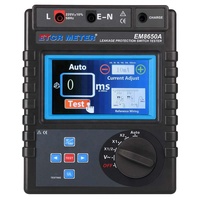 Testeur numérique multifonction EM8650A 1000mA de protection contre les fuites de courant alternatif (RCD) avec fonction de stockage pour projets OEM/ODM