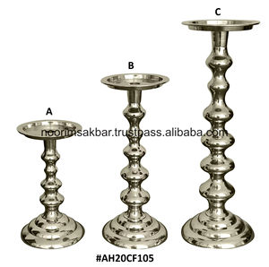 Candelabro de Aluminio Hecho a Mano 2026 con Diseño Elegante en Latón y Plateado para Iluminación y Decoración del Hogar - Product Image 5