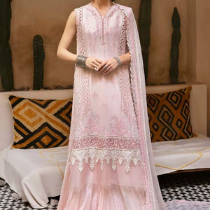 2025 Venta caliente diseño personalizado ligero señoras vestido de fiesta para mujeres bordado hasta el suelo vestido de una línea - Product Image 1