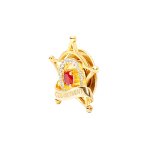 Hot Selling Accessories Trendy 2025 beGems BNI Brooch Premium Emblem Jewelry <b>Pin</b> for Networking Member Gift - Product Image 4