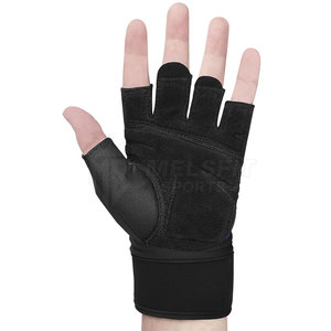 Les meilleurs gants d'haltérophilie en tissu poignées de protection de la paume de la main en néoprène Offres Spéciales pour une utilisation sportive - Product Image 3