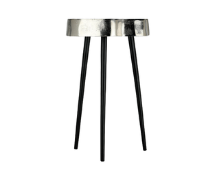 Table basse en métal texturé vague fabriqués à la main personnalisé en prix de gros de l'Inde - Product Image 4