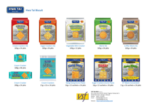 Galletas de Crema de Calcio Hwa Tai Siang Siang 400g X 12 Paquetes Halal - Product Image 3