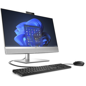 27" EliteOne 870 G9 Multi-Touch All-in-One <strong>Desktop</strong> <strong>Computer</strong> with Windows 10 Intel Core <strong>I5</strong> <strong>Processor</strong> Silver Color - Product Image 1