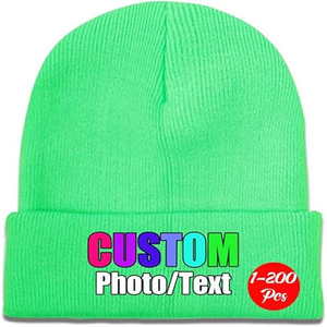 Custom Knitted Yarn <b>Cap</b> with Hand Embroidery Warm <b>Winter</b> <b>Cap</b> for Europe and America Market uploaded by Dress Sports - Product Image 4