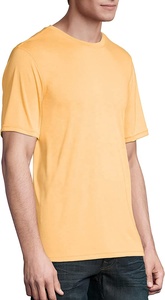 Camiseta bordada con hombros descubiertos de algodón grueso 100% de peso pesado a la moda con logotipo de diseño personalizado para hombre - Product Image 3