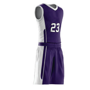 Uniforme de Baloncesto Personalizado de Nuevo Estilo, Hecho en Pakistán, 100% Poliéster, Fácil de Usar, Uniformes de Baloncesto de la Mejor Calidad - Product Image 4